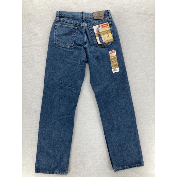 Wrangler Jeans Mens 30x32 Blue Five Star Premium Denim Relaxed Fit Workwear NWT - Picture 1 of 12